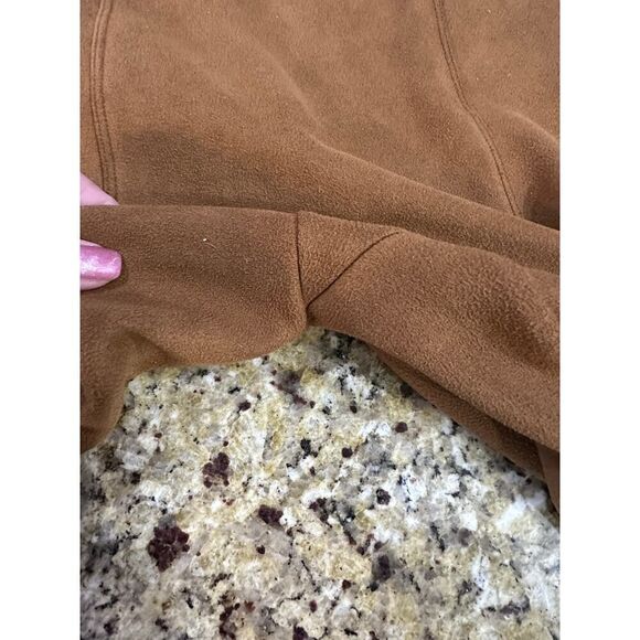 Spanx Size Medium Rich Caramel Brown Faux Suede Stretch Pant Shapewear Leggings - Picture 11 of 16